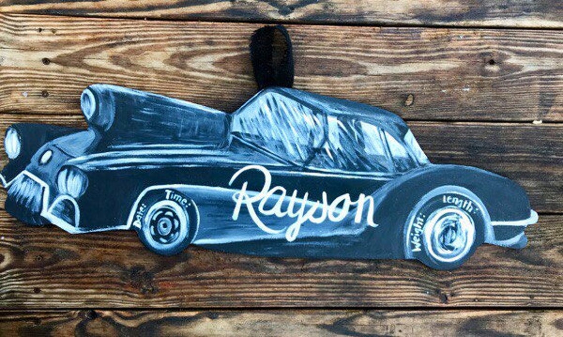 Customized car baby door hanger Etsy