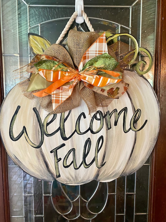Pumpkin Door Hanger