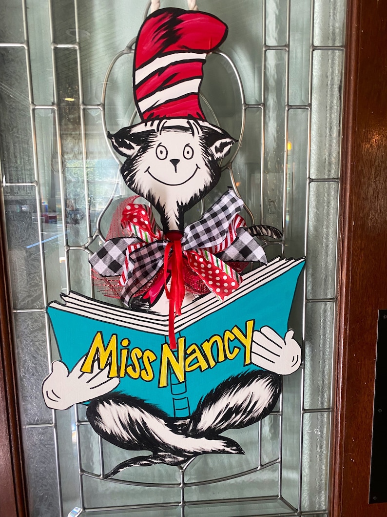Teacher Classroom Dr.suess Door Hanger - Etsy