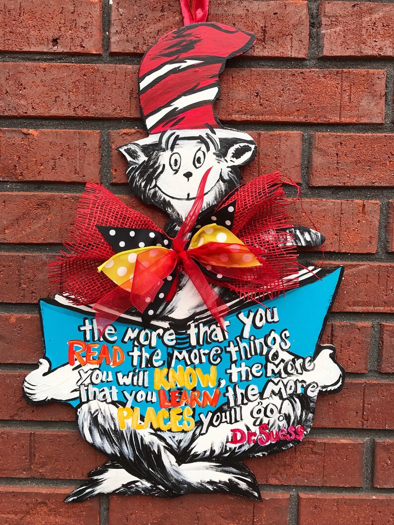 Teacher Classroom Dr.suess Door Hanger - Etsy