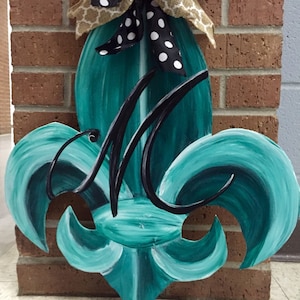 Fleur de lis door hanger!