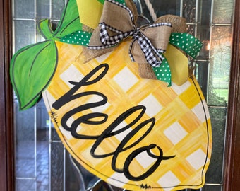 Lemon door hanger