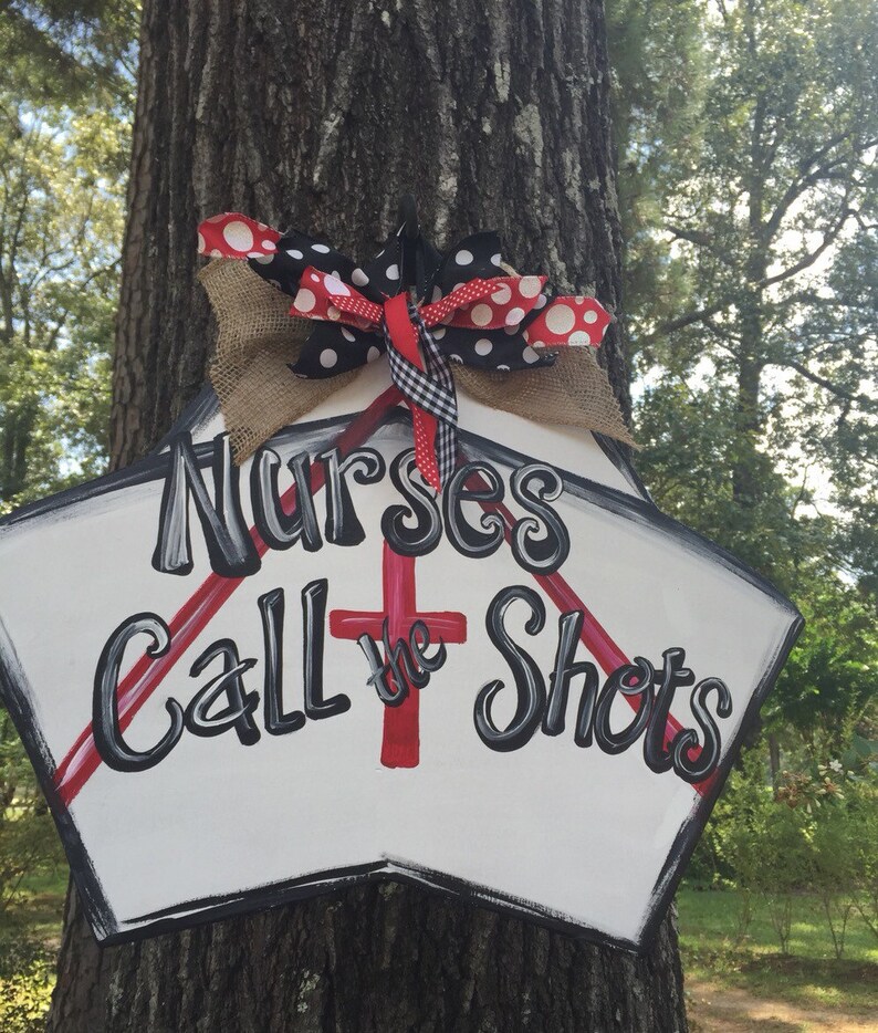 Precious Nurse Wooden Door Hanger