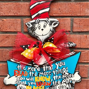 Teacher classroom Dr.Suess door hanger