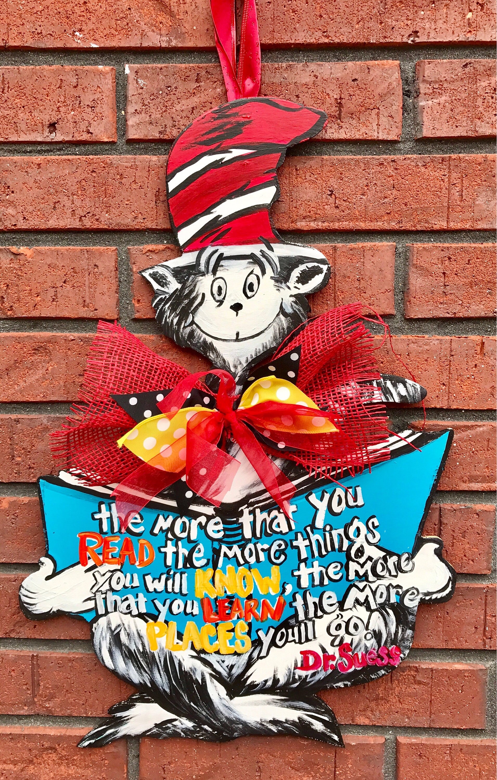 Teacher Classroom Dr.suess Door Hanger - Etsy, image size:1911x3000