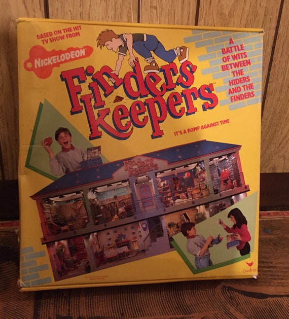Rare NICKELODEON FINDERS KEEPERS Board Game Complete Etsy