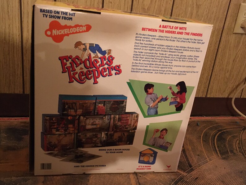 Rare NICKELODEON FINDERS KEEPERS Board Game Complete Etsy