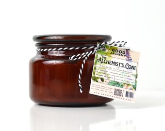 The Alchemist's Coat 9 oz Natural Incense Container Candle