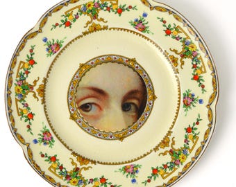 Lover's Eye Redesigned/Upcycled Vintage China Wall Art Home Decor