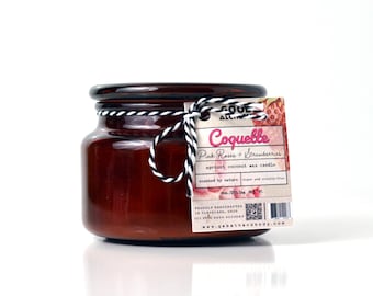 Coquette 9 oz Natural Feminine Container Candle