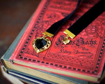 Gothic Love Vintage Jewelry Book Mark