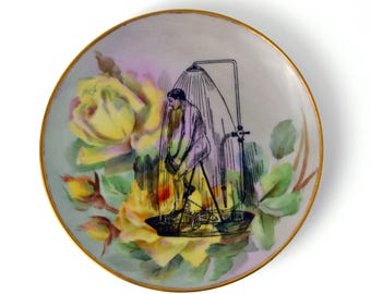 Victorian Shower Machine Funny Wall Art Redesigned/Upcycled Vintage China Vintage Home Decor