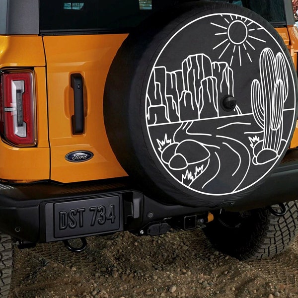 Bronco 35 Inch Tire Cover Etsy
