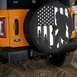 Ford Bronco TIRE COVER, Bronco Accessories, Bronco Tire Cover, Bronco gifts, Sasquatch Bronco  2021 Bronco, 2022 Bronco, Custom Tire Cover