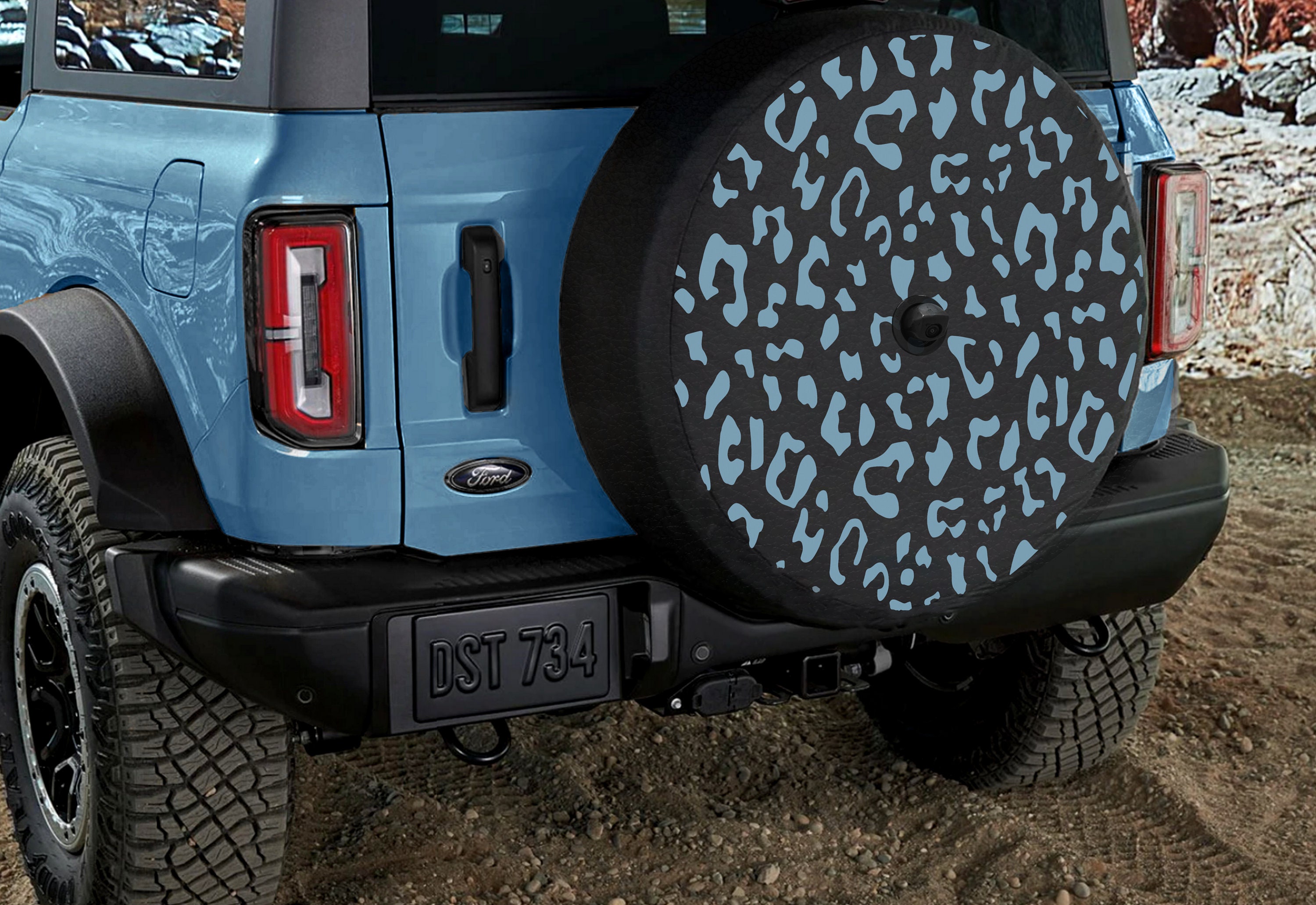 Ford Bronco Cheetah SPARE TIRE COVER Ford Bronco Accessories