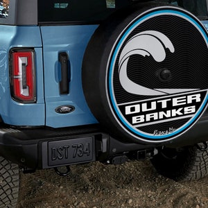 Ford Bronco TIRE COVER, Bronco Accessories, Bronco Spare Tire Cover, Bronco Gifts, Outer Banks Bronco, 2021 Bronco, 2022 Bronco, 2023 Bronco