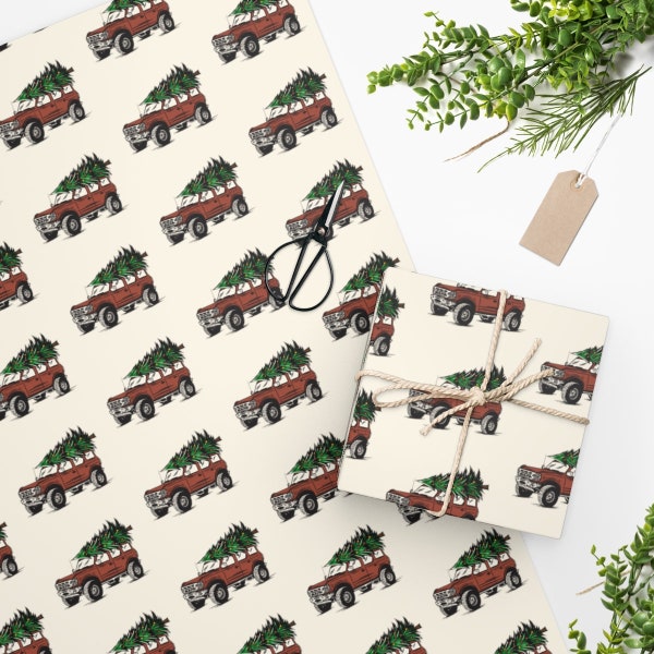 Ford Bronco Christmas Wrapping Paper, 2021 ford bronco, 2022 ford bronco, ford bronco accessories, bronco, bronco sport, new ford bronco