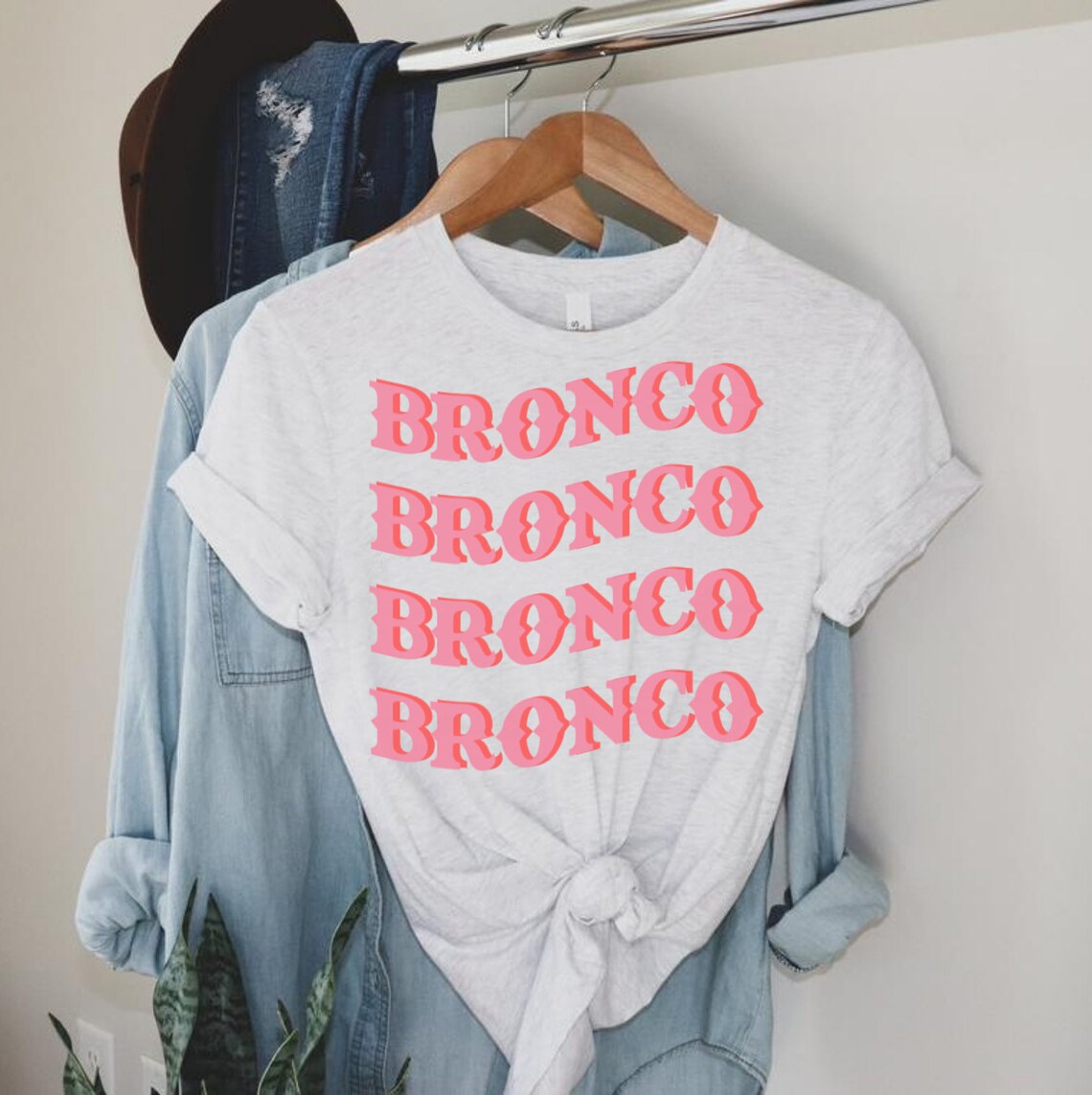 Bronco Rodeo Tshirt Women's Graphic Tee Ford Bronco Etsy