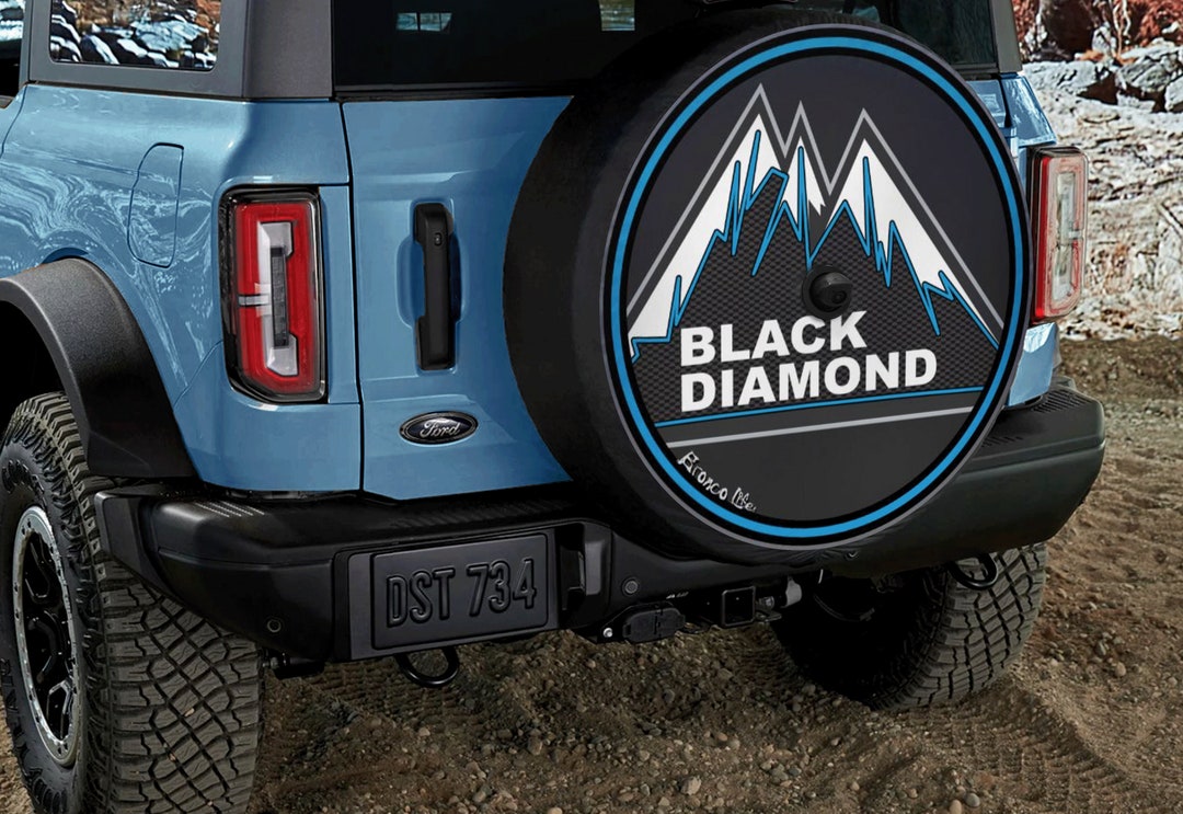 thumbnail image 2 of Movapex Spare Tire Cover For Ford Bronco – Soft Protector With Backup Camera Hole 2 of 6