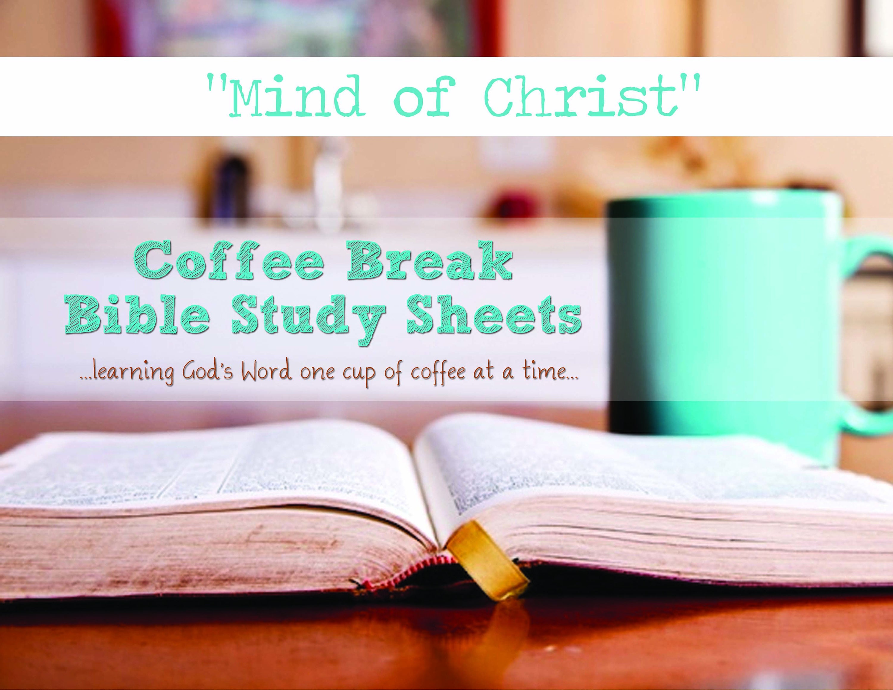 Coffee Break Bible Study Mind of Christ Etsy