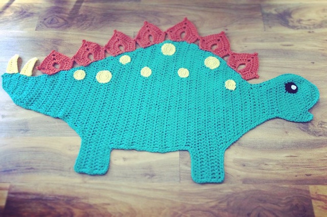 Dinosaur rug made to order Etsy