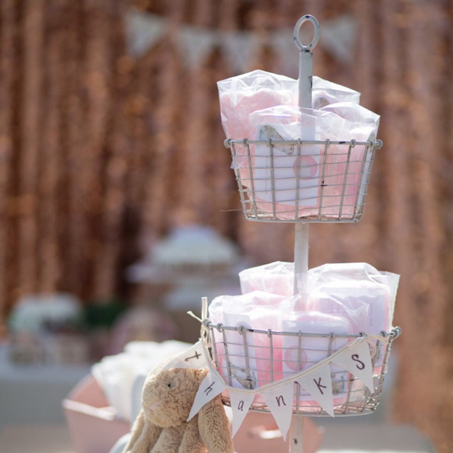 15 Cotton Candy Party Favors With Custom Labels Etsy