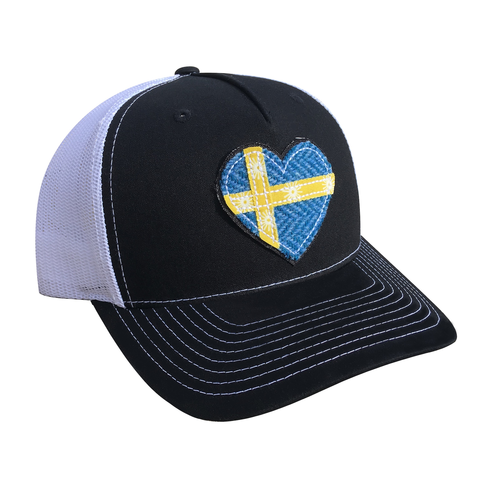 Women's Sweden trucker hat Sweden hat Swedish flag hat Etsy
