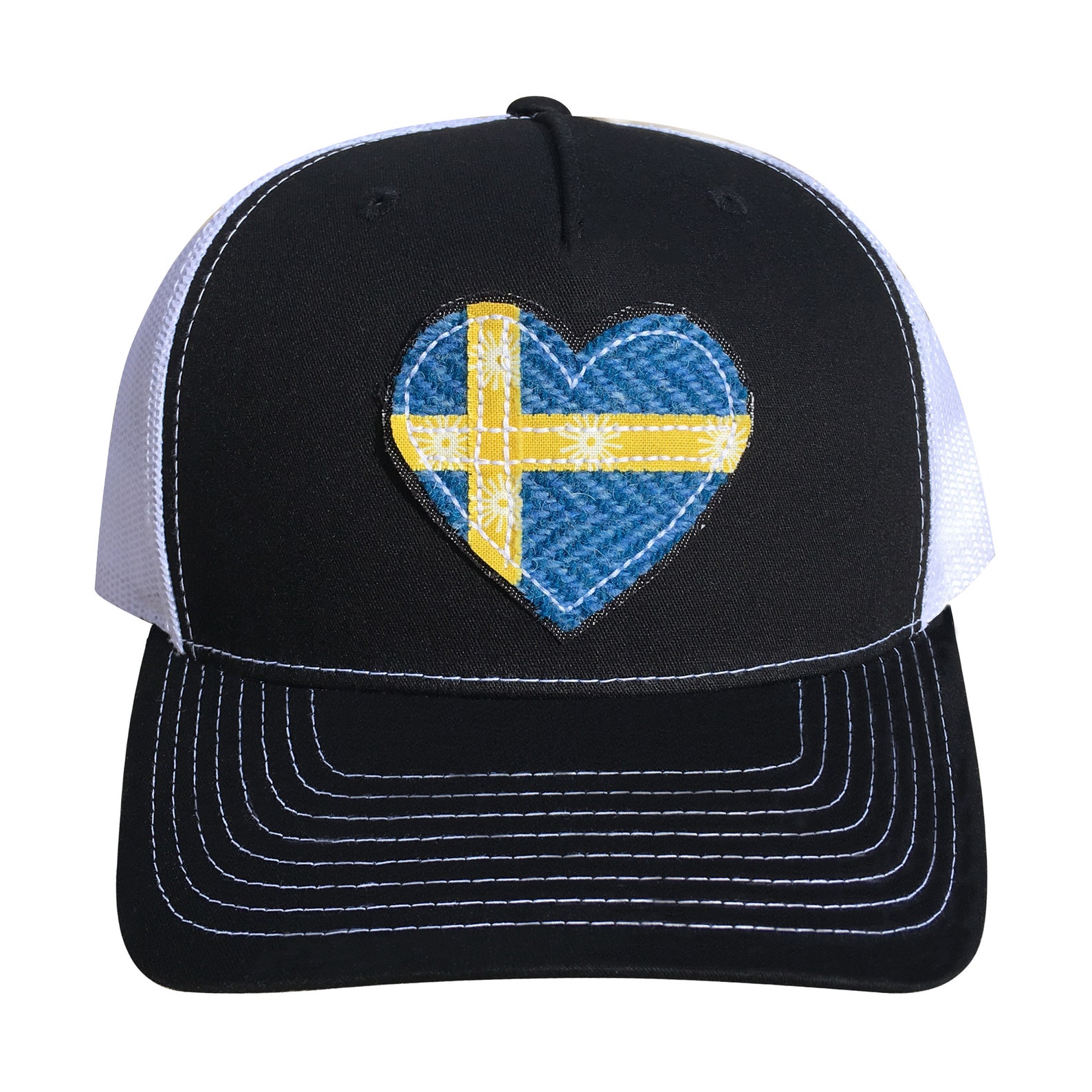 Women's Sweden trucker hat Sweden hat Swedish flag hat Etsy