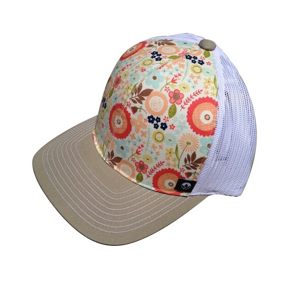 floral ball cap