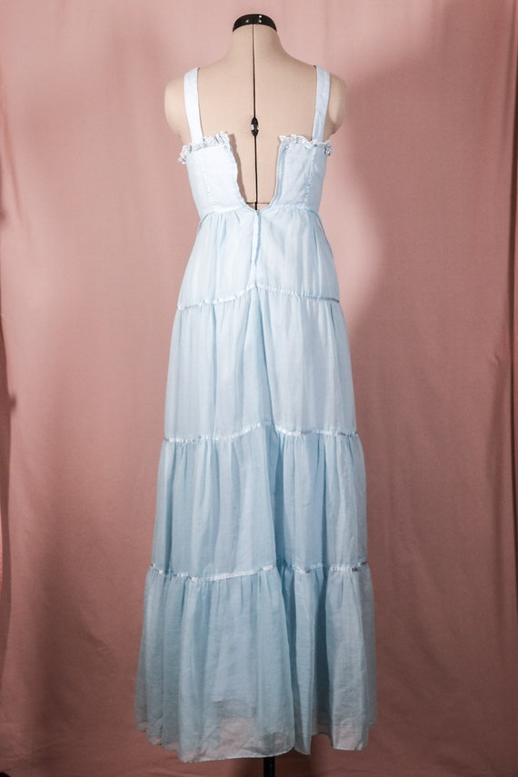 XXS Petite Vintage Gunnesax-style Dress / Dusty B… - image 8