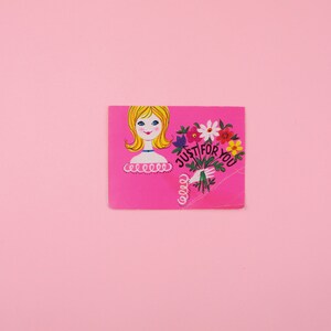 Vintage &quot;Just For You&quot; Gift Card