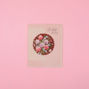 Vintage Get Well Soon Card / Sorry je bent ziek kaart