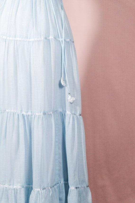 XXS Petite Vintage Gunnesax-style Dress / Dusty B… - image 4