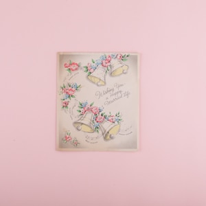 Vintage Congratulations Wedding Card