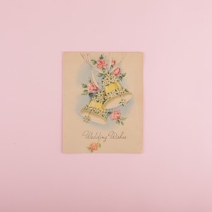 Vintage Congratulations Wedding Card