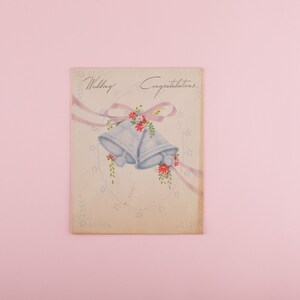 Vintage Congratulations Wedding Card