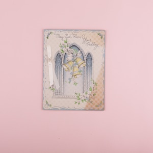 Vintage Congratulations Wedding Card