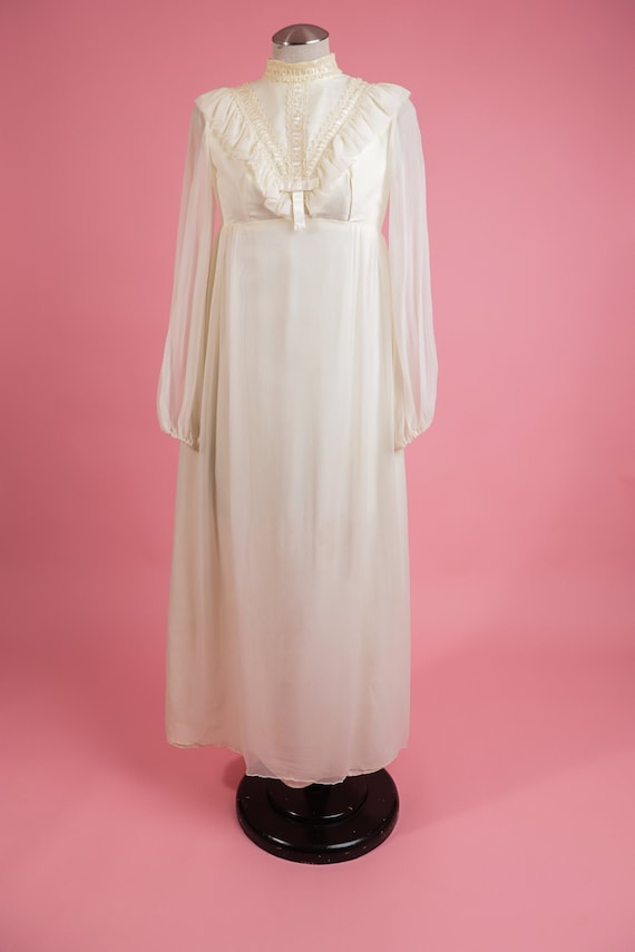 Vintage Empire Waist Wedding Dress / Empire Waist
