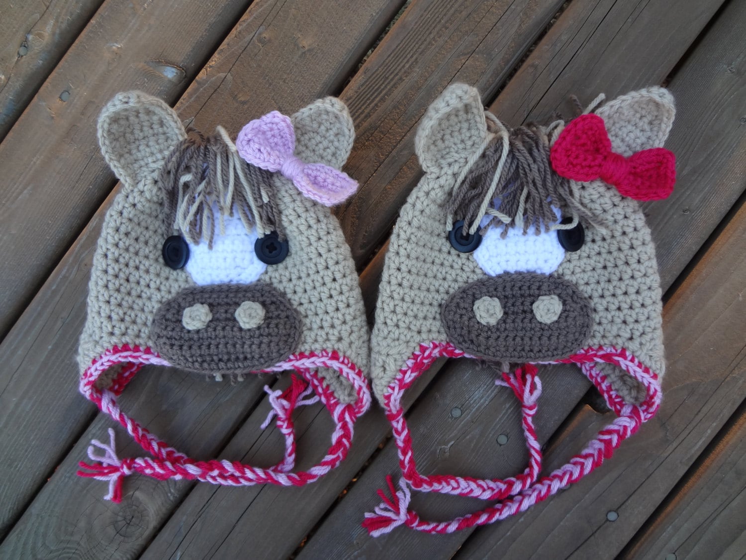 Horse Hat Crochet PATTERN PDF 6 Sizes Instant Download Etsy