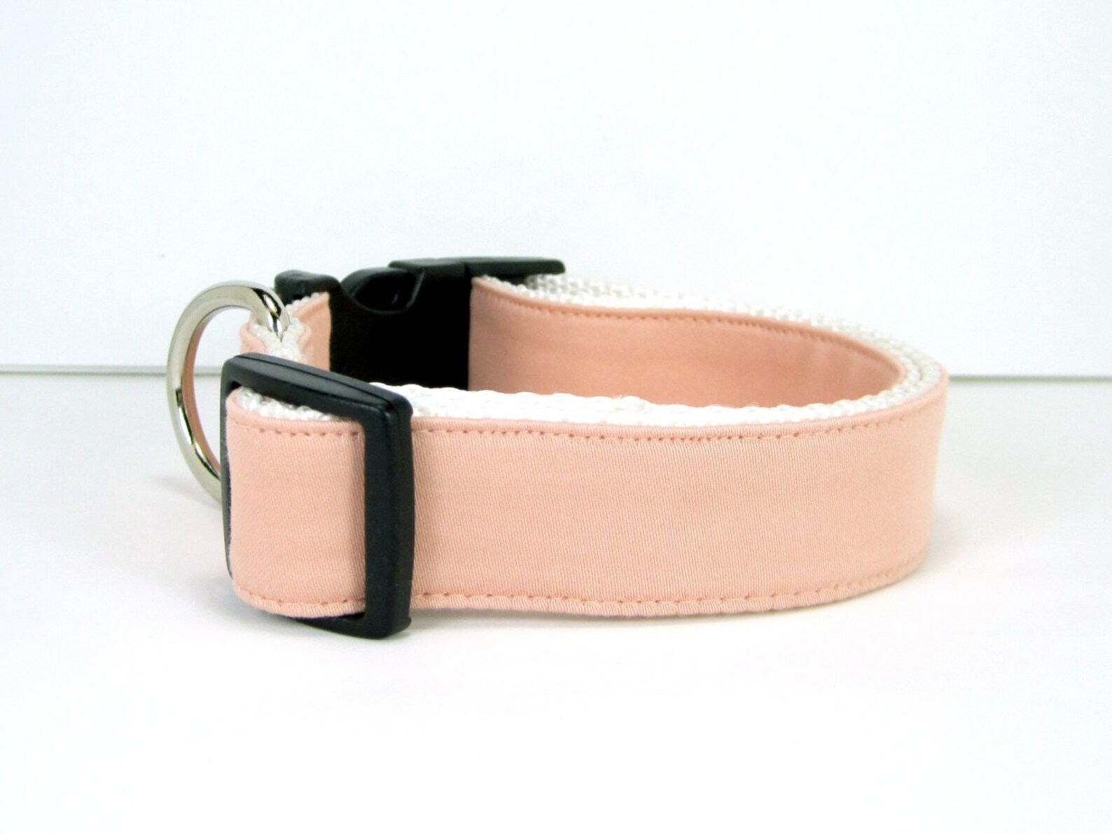 Wedding dog collarLight Peach Dog Collars with bow tie set Etsy