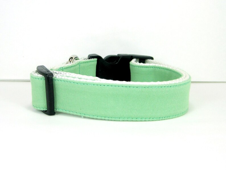 Wedding Dog Collar Sage Green Dog Collar With Flower Set Etsy