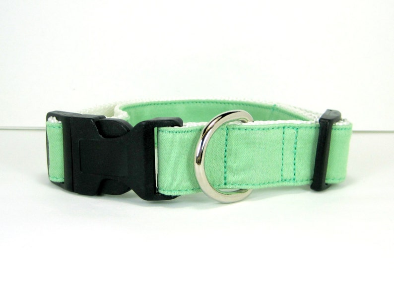 Wedding Dog Collar Sage Green Dog Collar With Flower Set Etsy