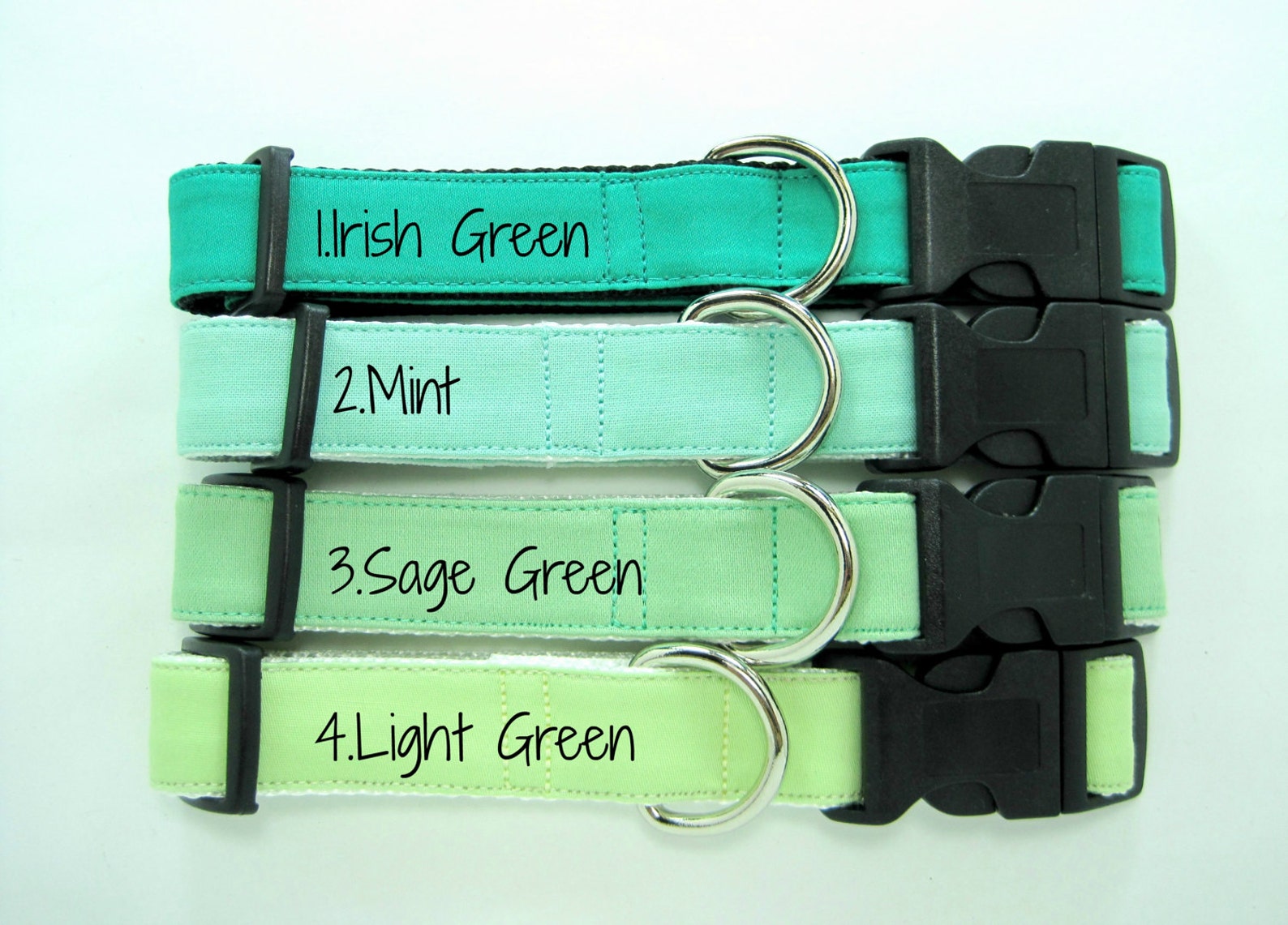 Green Dog Collarmint Dog Collar light Green Dog Collar Etsy