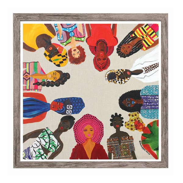 Black Girl Magic Celebration - Mode Africaine - Art Print Wall Art