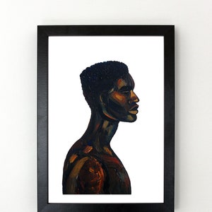 Man Silhouette Art Print