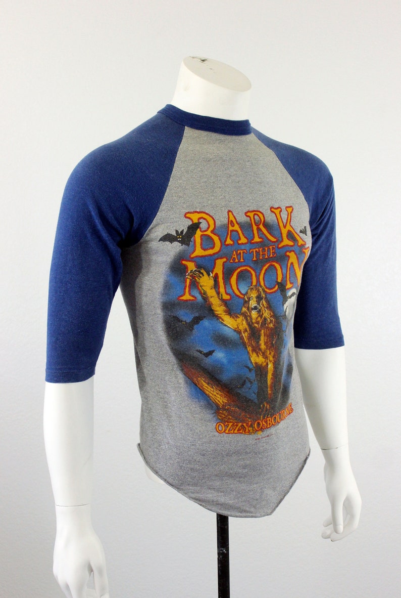 ozzy osbourne t shirt bark at the moon