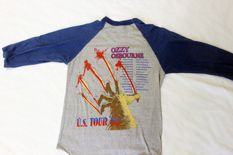 ozzy osbourne bark at the moon tour shirt