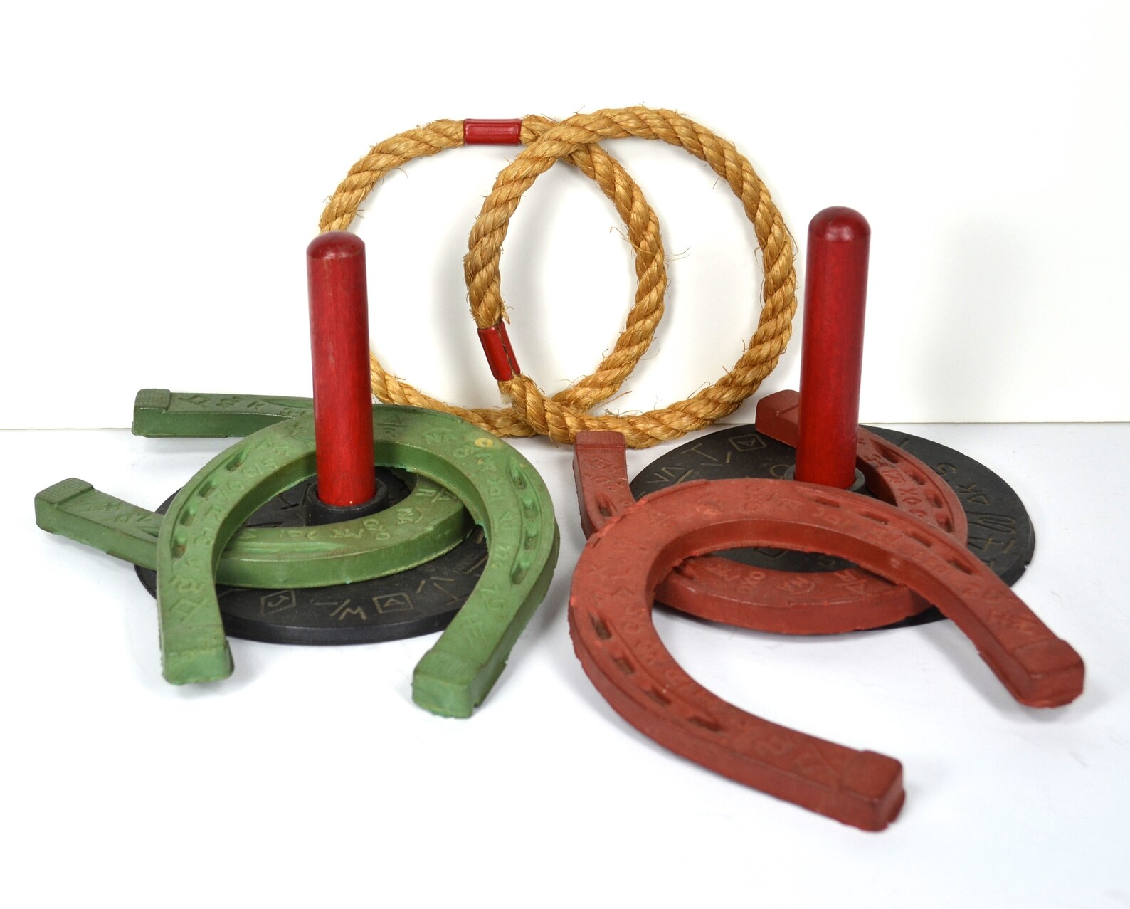 Vintage Children's Horseshoe Game Set ca.1960 Junior Lawn Etsy