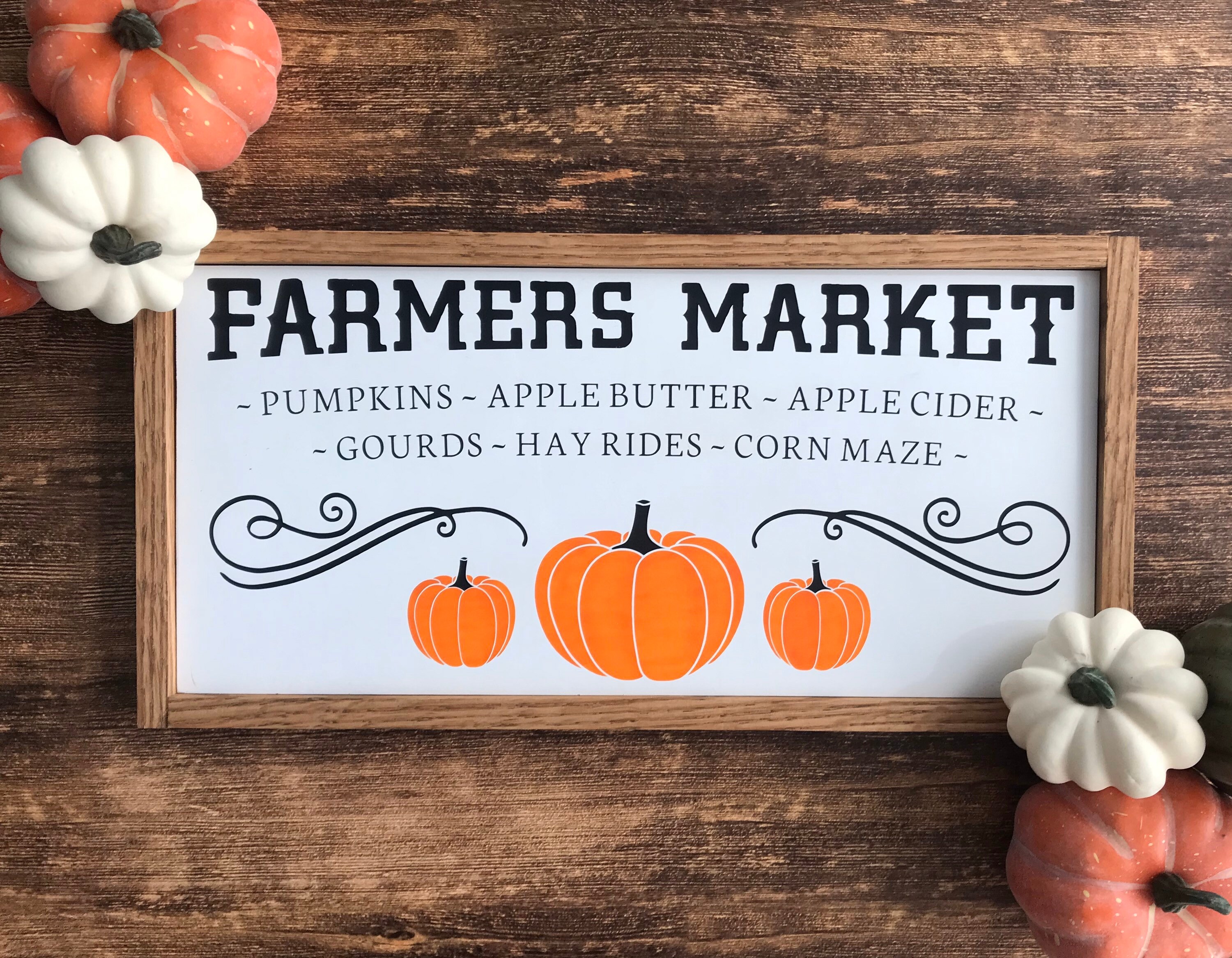Farmers Market Wood Sign | Etsy