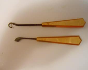 1800's Boot Lace Hook & Nail Tool